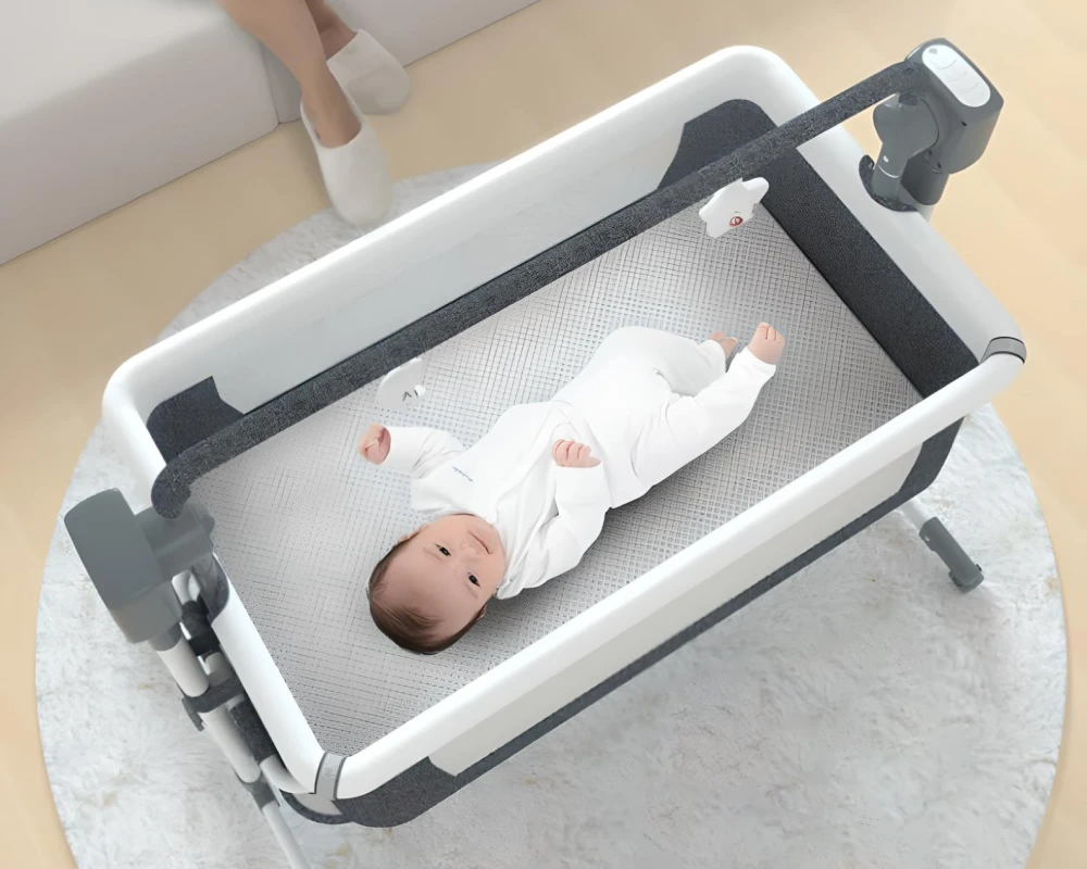 deluxe cradle and swing