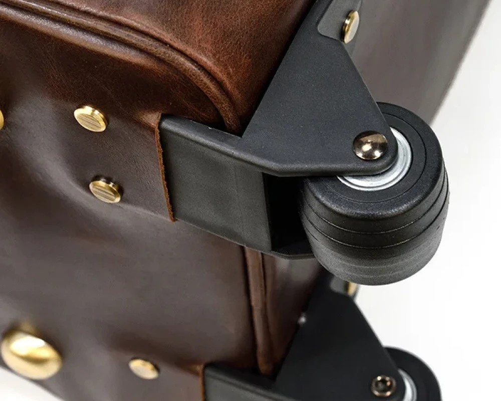 faux leather carry on luggage